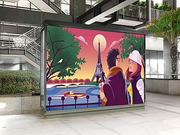 Tourist illustration