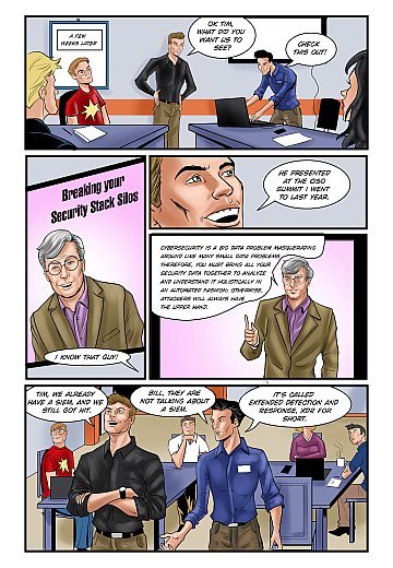 Business comic Stellar Cyber