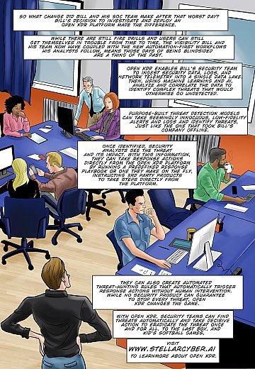 Business comic Stellar Cyber