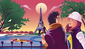 Tourist illustration